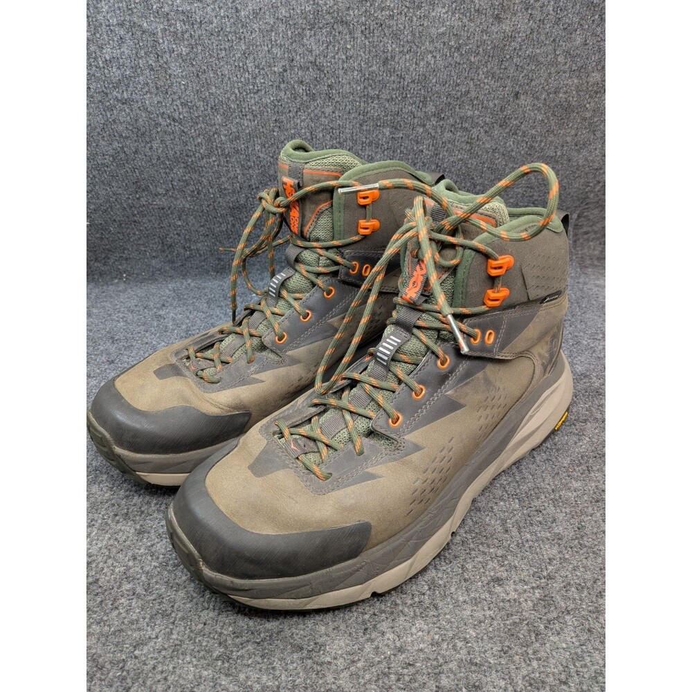 HOKA ONE ONE Kaha GTX Men’s Hiking Boots US 11 Gore-Tex Vibram Trail Pre-Owned